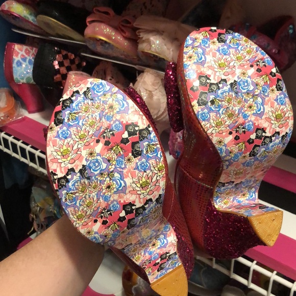 Irregular Choice Pink Nick of Time - Picture 2 of 7